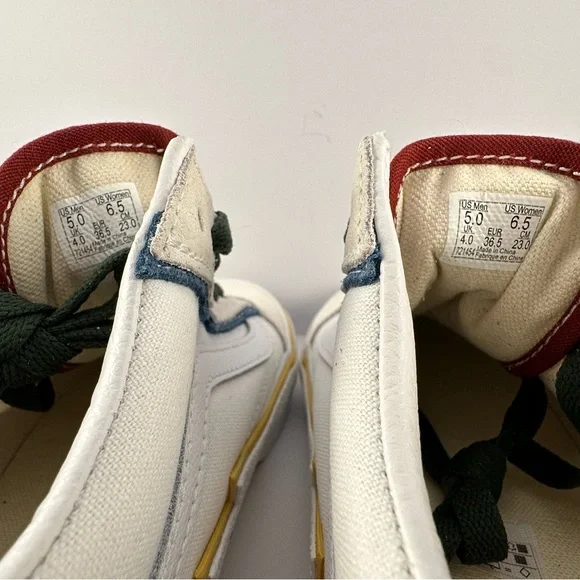 VANS OLD SKOOL BOLT Sneakers Multi/true White New Skate Shoes M5/W6.5/EU36.5 - Picture 6 of 9